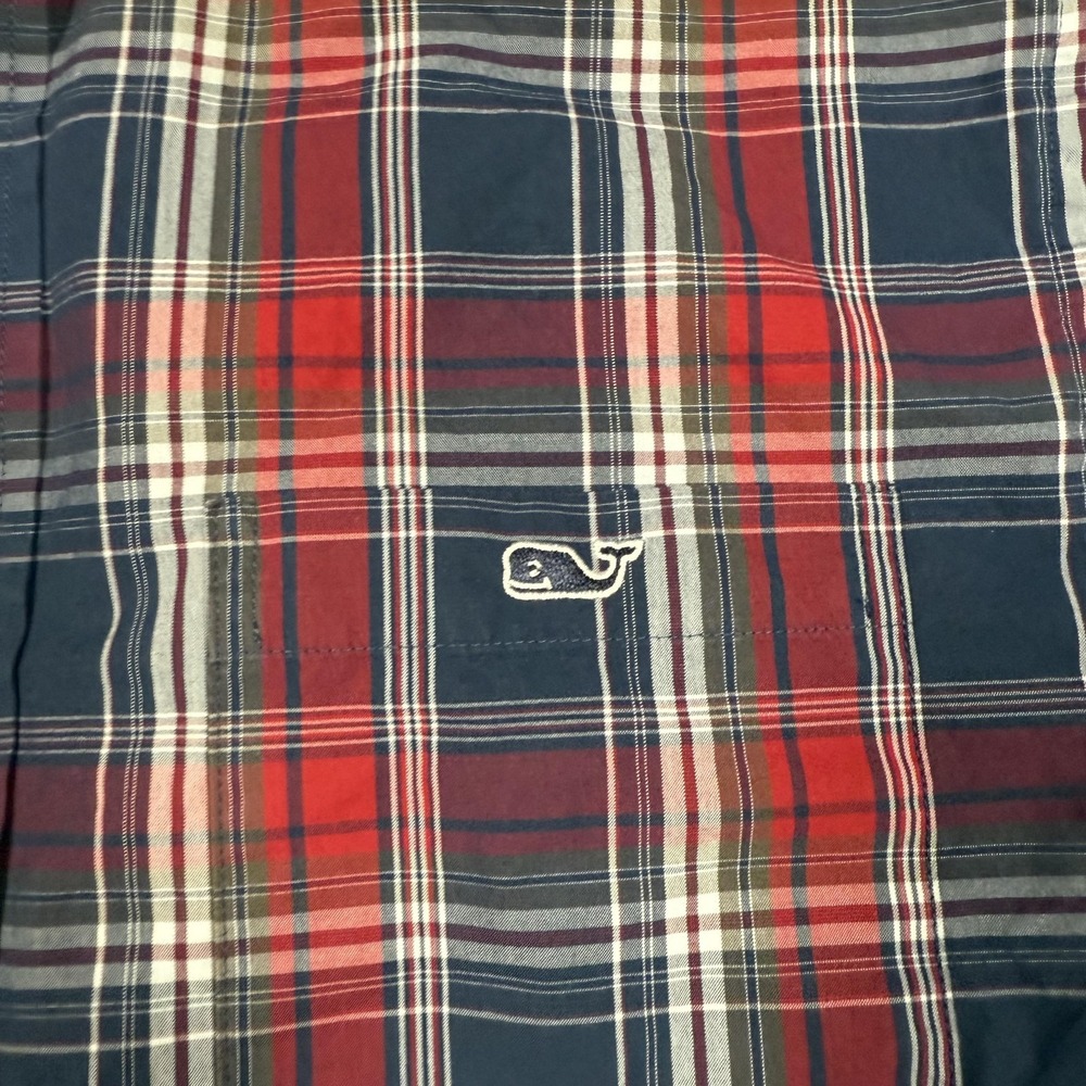 Vineyard Vines Shirt Mens‎ Small Plaid Classic Fit Tucker Whale Preppy Casual - Picture 3 of 9